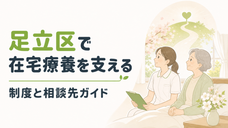 足立区の高齢者支援｜在宅生活を続けるための制度と相談先ガイド